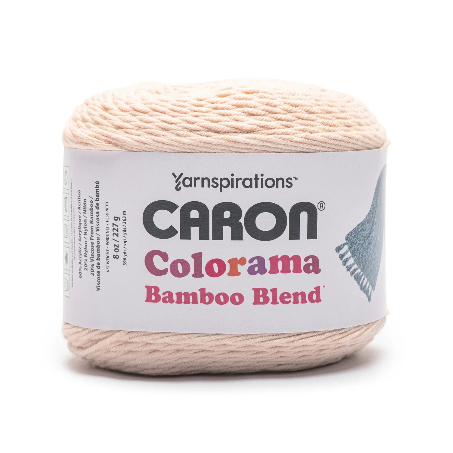 Caron Colorama Bamboo Blend Yarn - Blush
