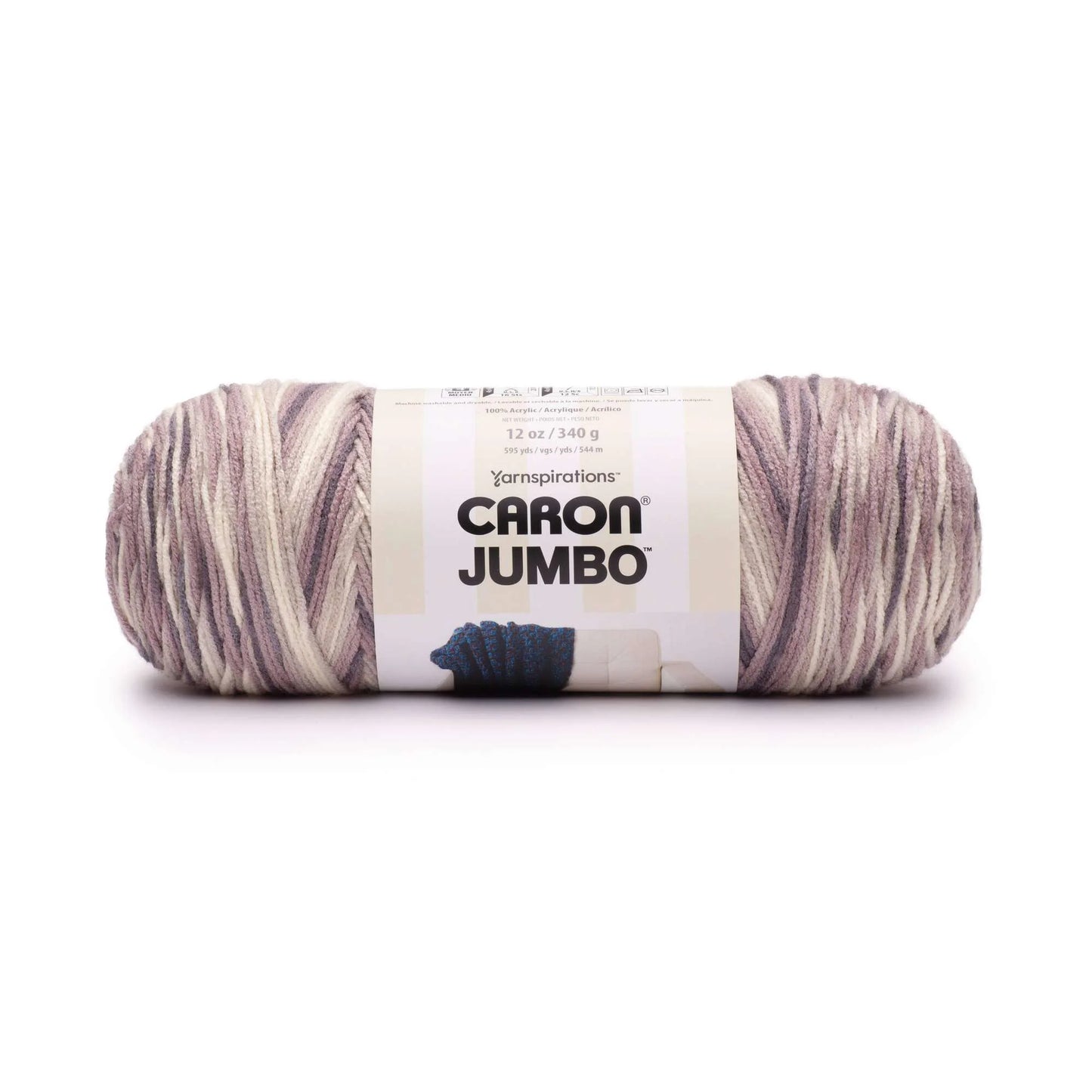 Caron Jumbo Print Gravel Yarn Skein 12oz