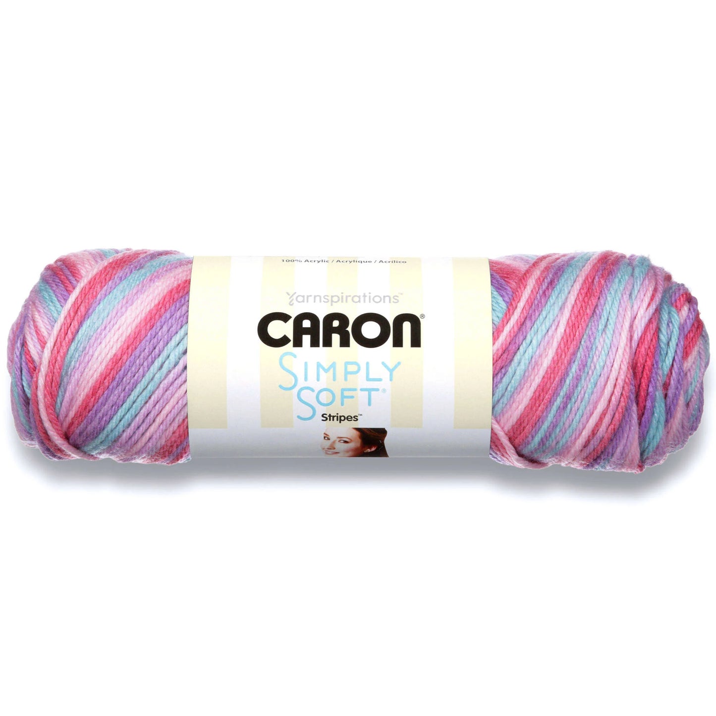 Caron Simply Soft Stripes Yarn - Times Square