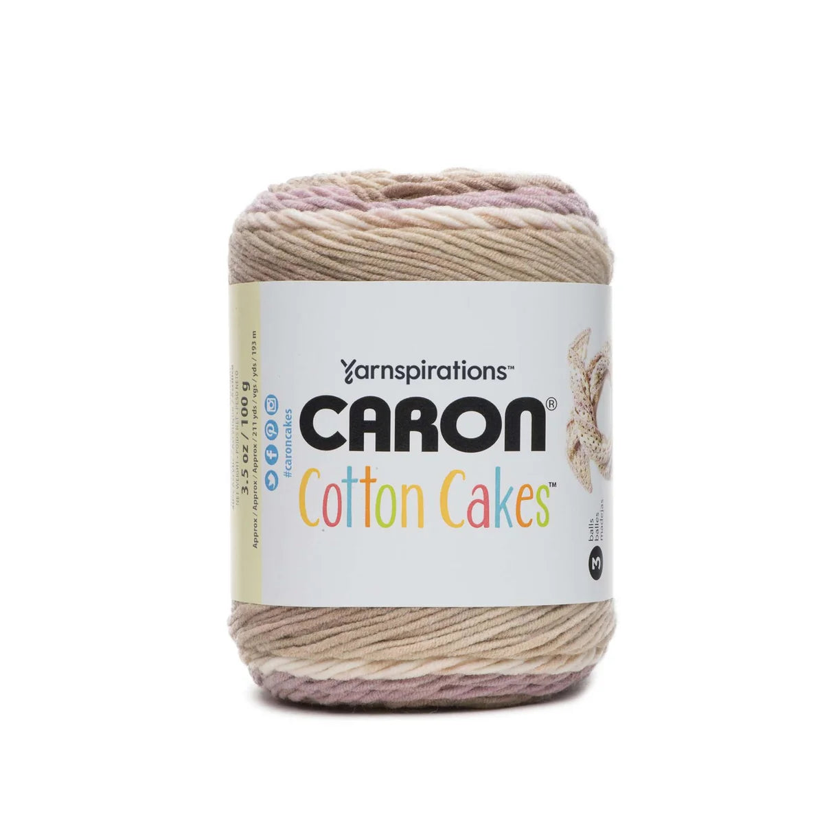 Caron Cotton Cakes Yarn - Rose Whisper 100g