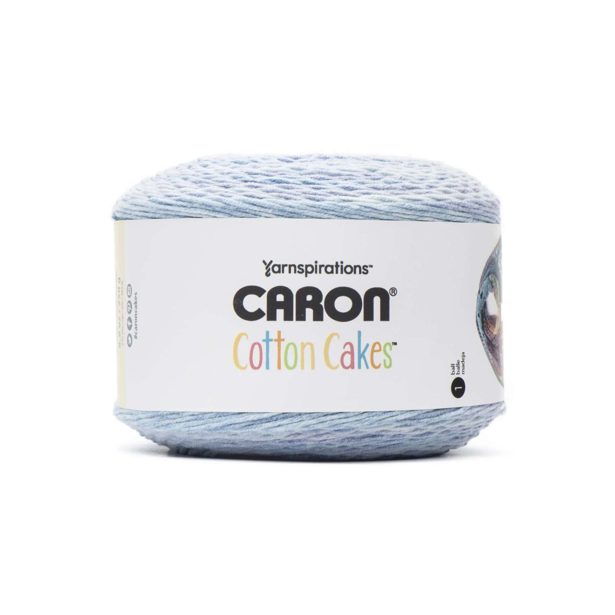 Caron Cotton Cakes Yarn - Wild Blueberry 250g