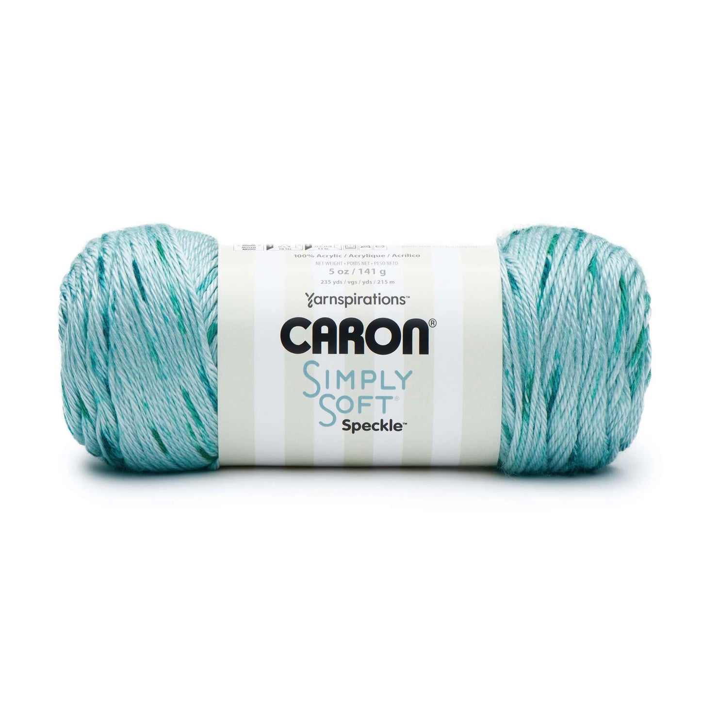 Caron Simply Soft Speckle Yarn - Abyss