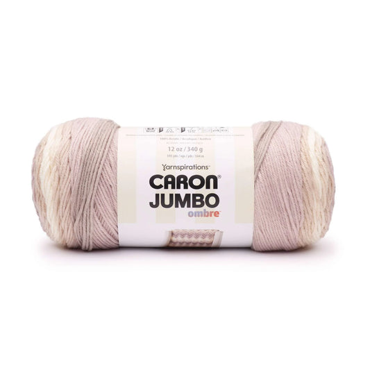 Caron Jumbo Ombre Yarn Skein Carrara Marble - 12oz