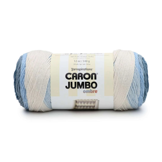 Caron Jumbo Ombre Yarn Skein Faded Jeans - 12oz