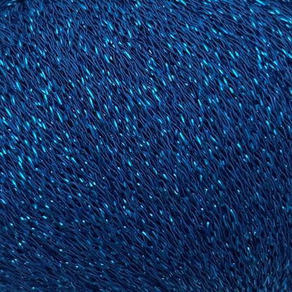 Close-up of blue fabric texture