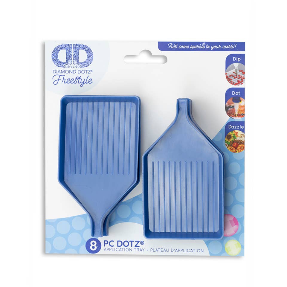 Diamond Dotz Blue Application Trays - 8 Pack