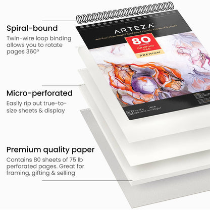 Arteza® Drawing Pad 9" x 12" - 80 Sheets