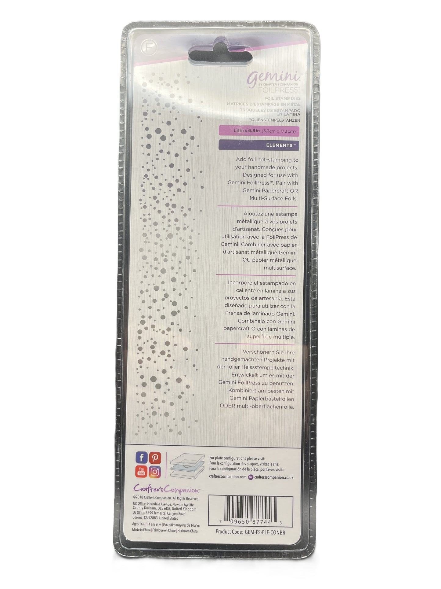 Packaged product with visible branding and text on a white background