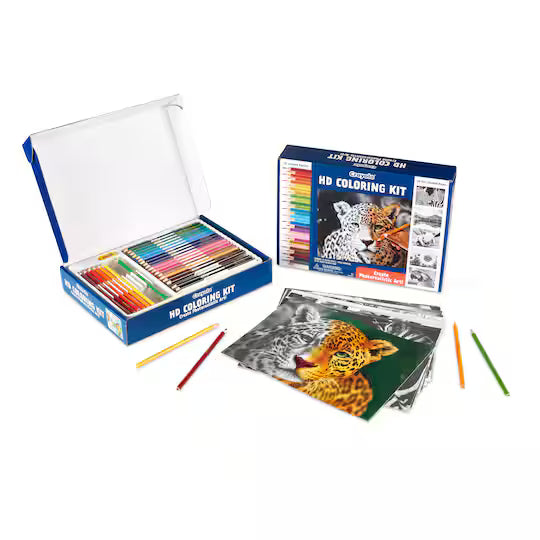 Crayola HD 51pc Coloring Kit