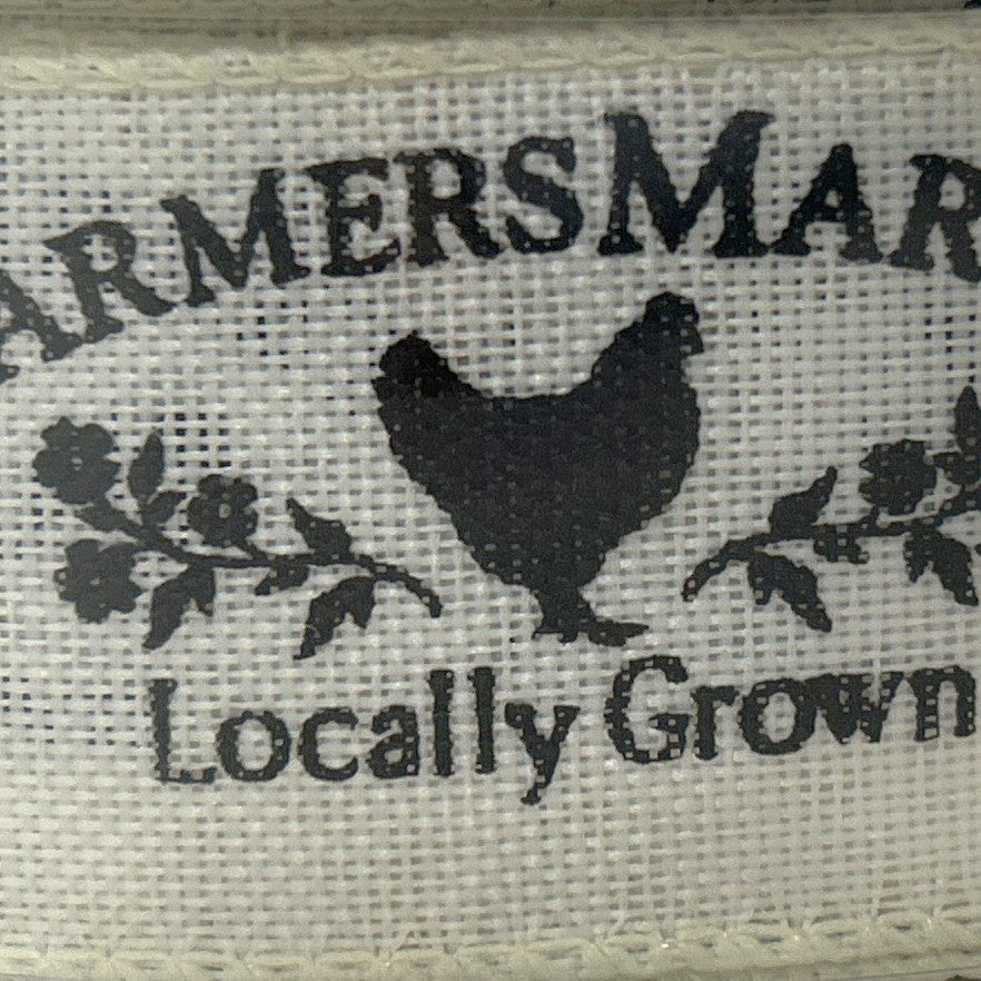 Farmers Market - 1.5” x 50 yds - Wire Edged Premium Ribbon