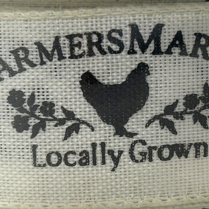 Farmers Market - 1.5” x 50 yds - Wire Edged Premium Ribbon