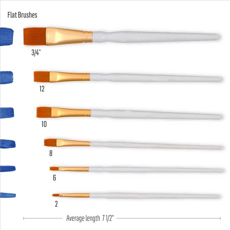 Folkart ® Artist Variety Brush Set, 10-Piece