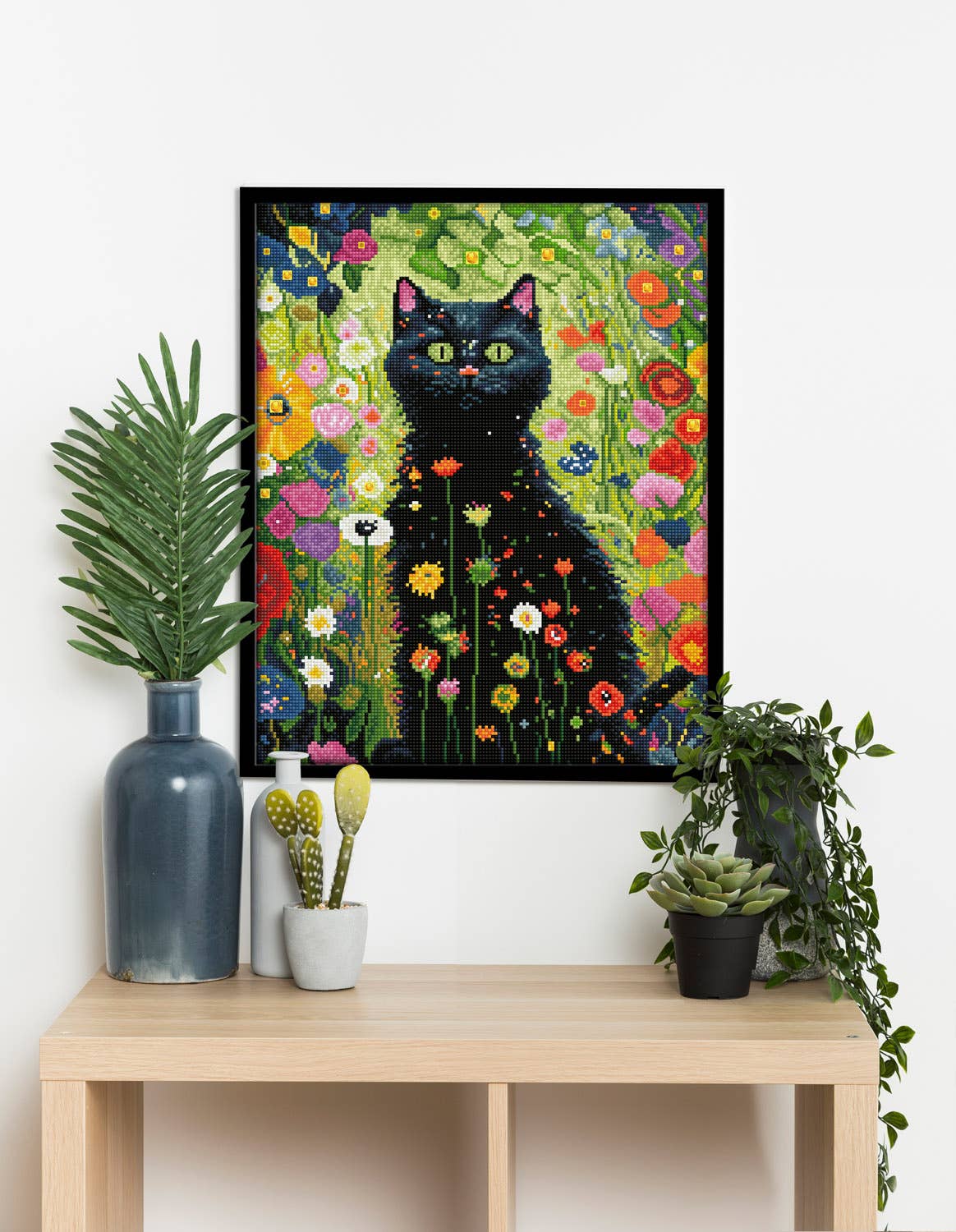 Garden Cat - Diamond Dotz Art Kit - 15.9” x 19.9”