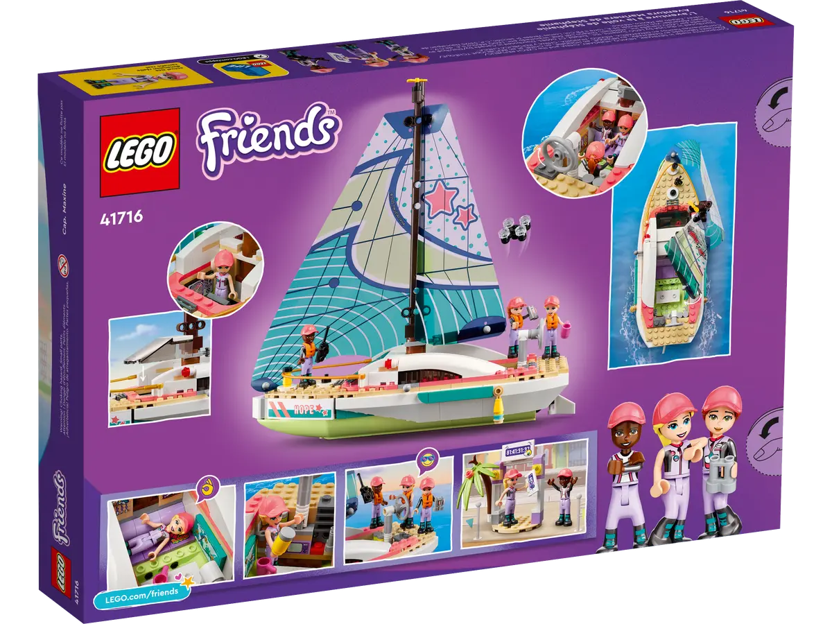 Lego Friends Stephanie's Sailing Adventure # 41716 Set - 304 pcs - NIB Retired