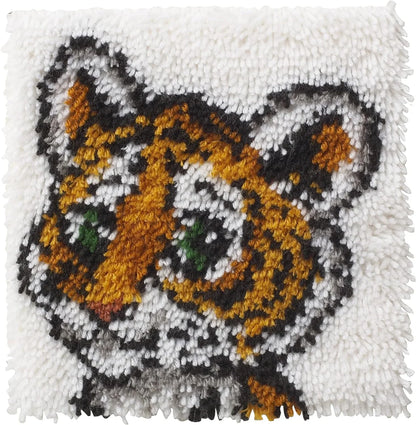 WonderArt Tiger Cub Latch Hook Kit