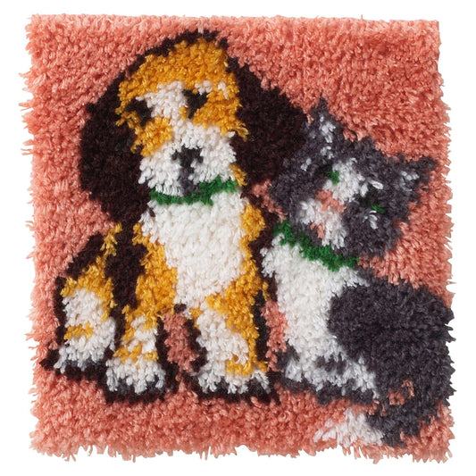 WonderArt Best Friends Latch Hook Kit
