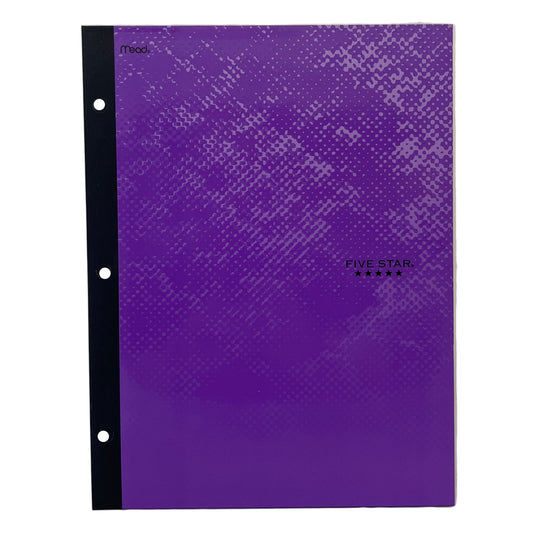 Purple textured rectangular object on a white tiled wall