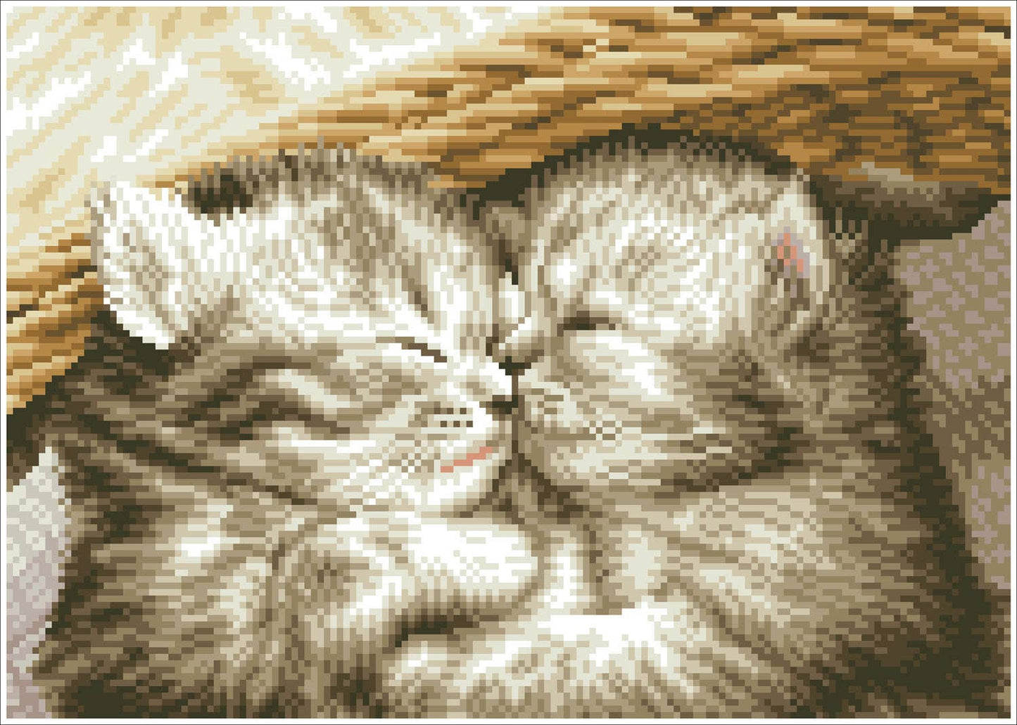 Little Darlings (Square)- Diamond Dotz Art Kit - 16” x 11”