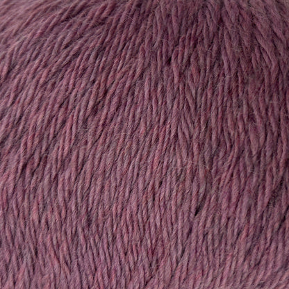 Close-up of a ball of purple yarn