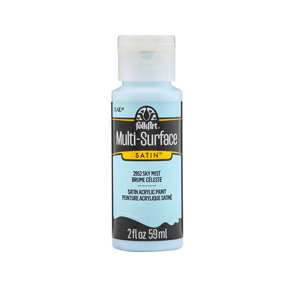 FolkArt Multi-Surface Satin Acrylic Paint 2 oz - 2952 Sky Mist