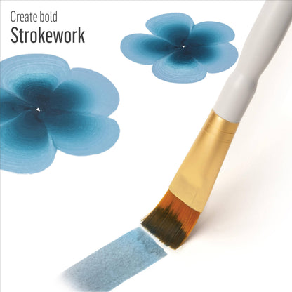 FolkArt ® Gold Taklon Brush Set, 3-Piece