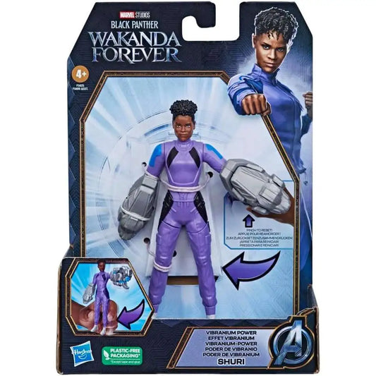 Marvel Black Panther Wakanda Forever SHURI Action Figure - Vibranium Power