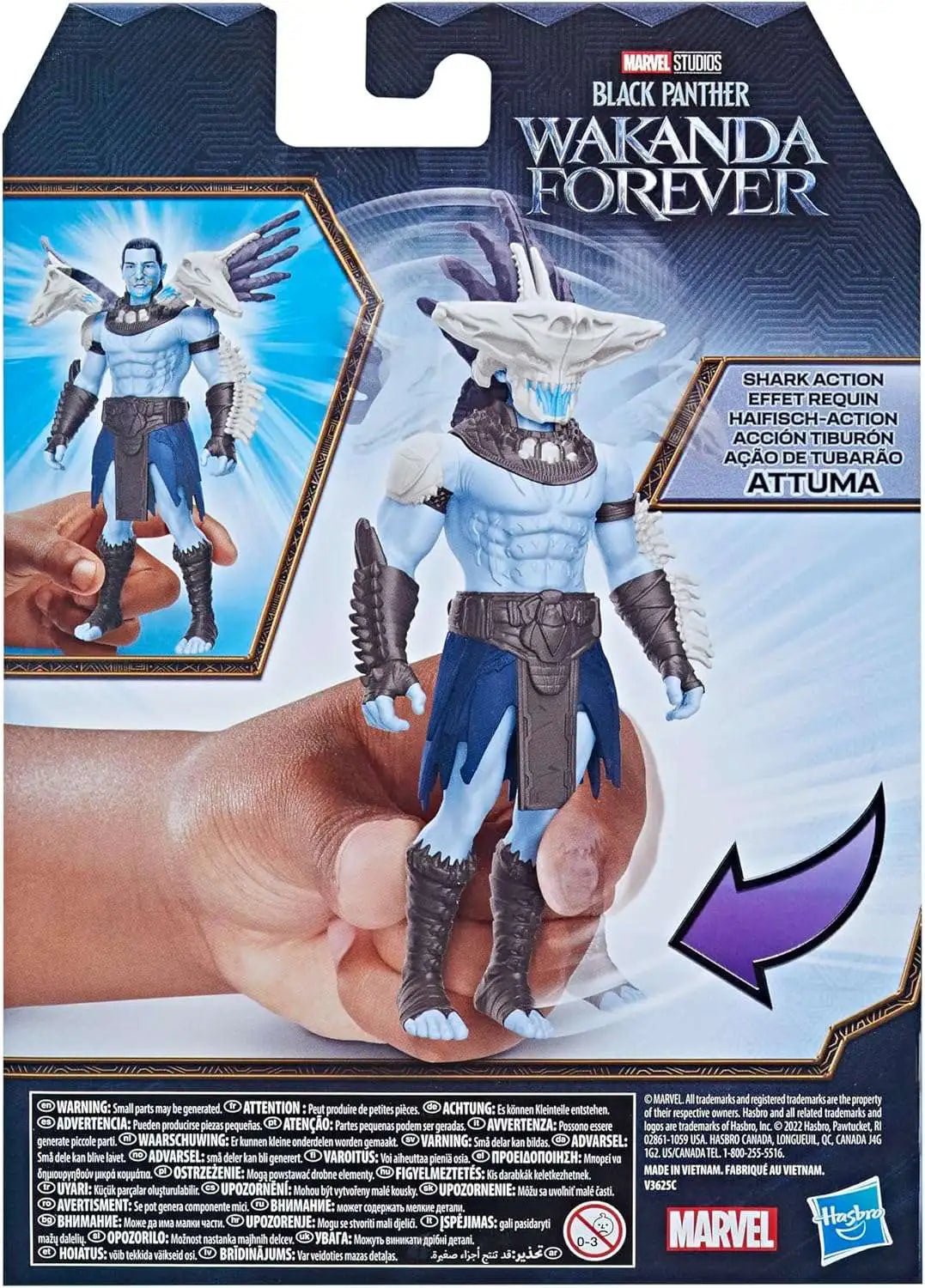 Marvel Black Panther Wakanda Forever ATTUMA Action Figure