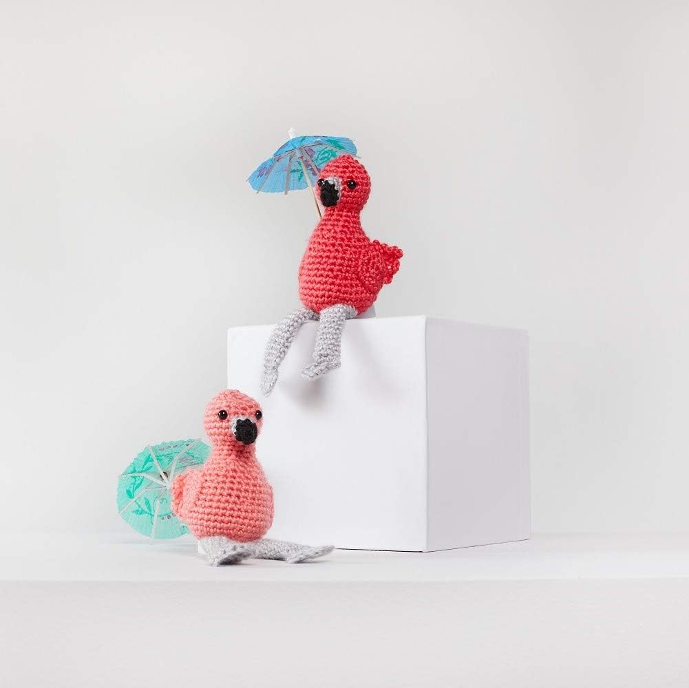 Flamingos Amigurumi Yarn & Pattern - Red Heart