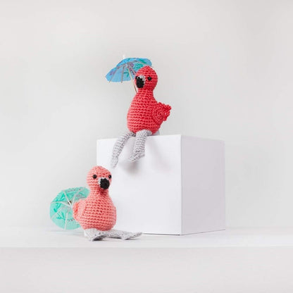 Flamingos Amigurumi Yarn & Pattern - Red Heart