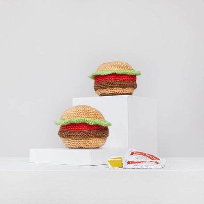 Hamburger Amigurumi Yarn & Pattern - Red Heart