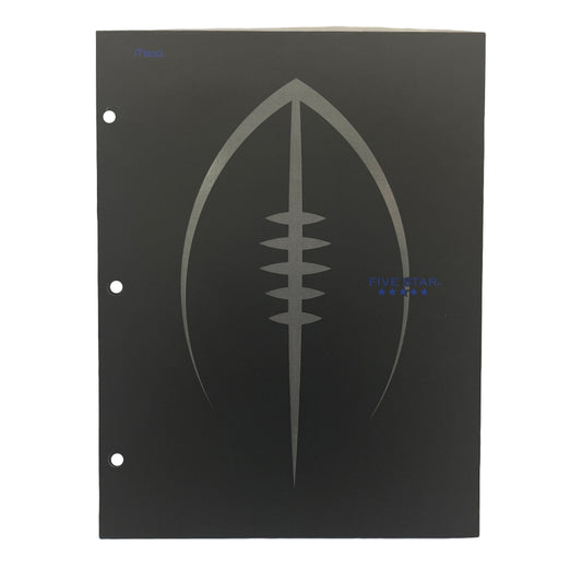 Black card with a white symbol on a white background
