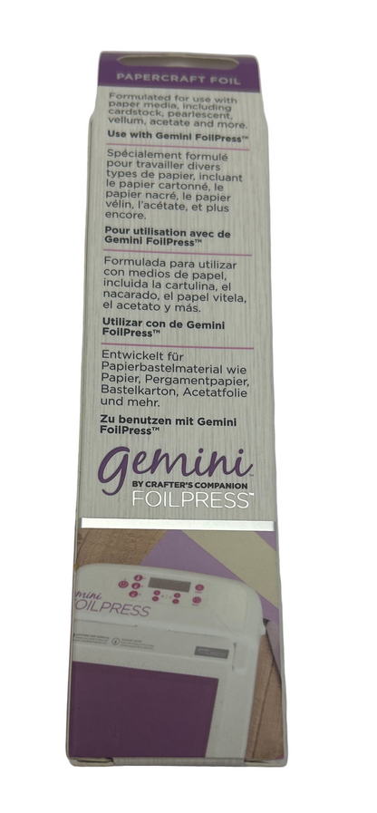 Box for Gemini Folypress paper crafting machine on a white background