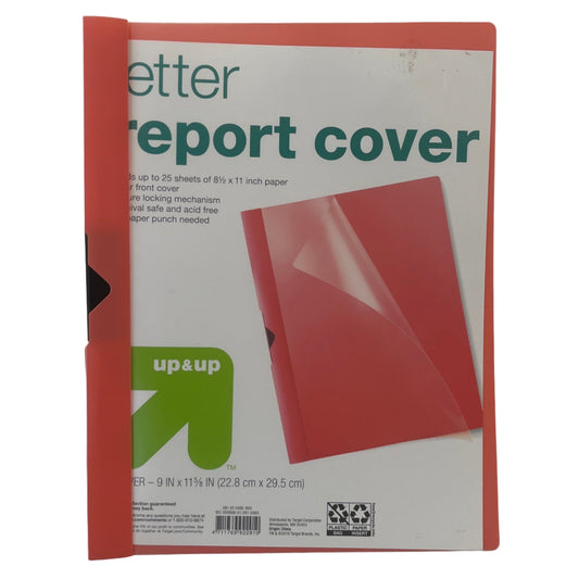 Red report cover with 'up & up' branding on a white background