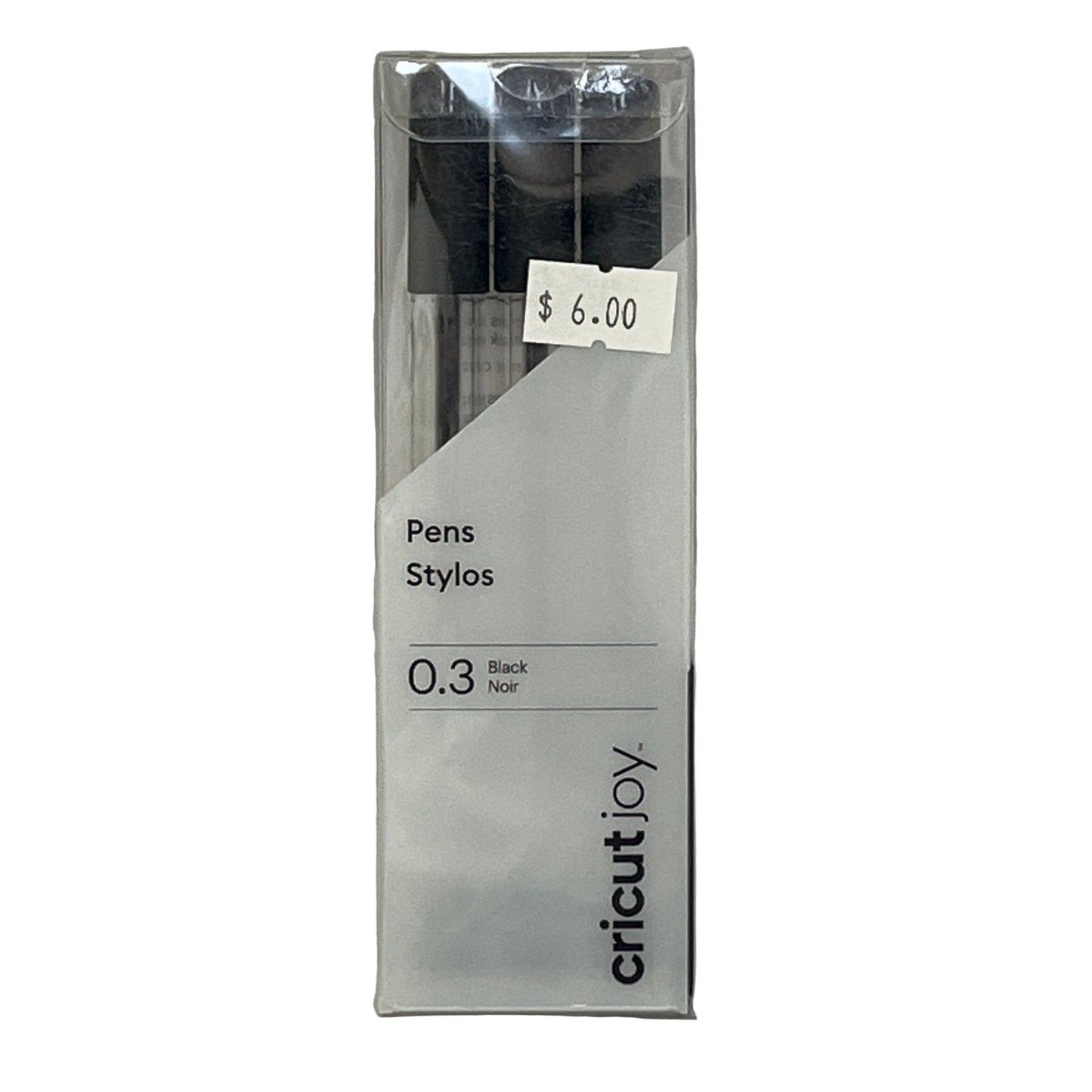 Cricut Joy pen stylus packaging with a price tag on a white background