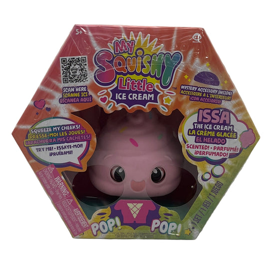 My Squishy Little Ice Cream toy in packaging with colorful design