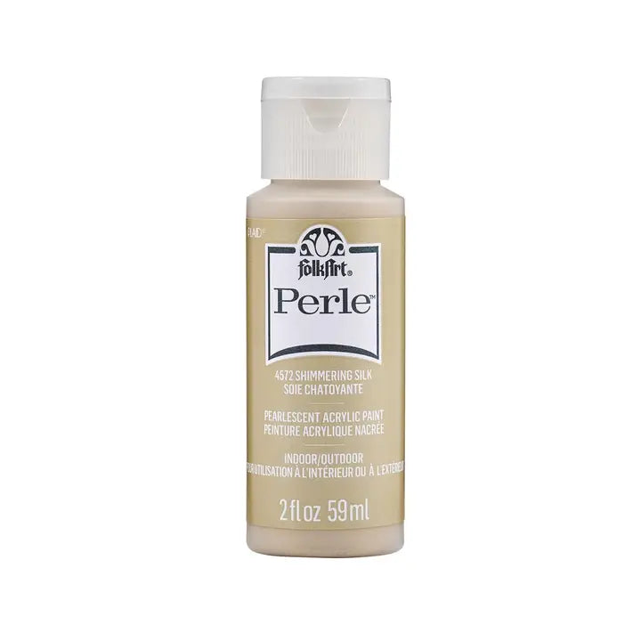 FolkArt Perle Acrylic Paint 2 oz - 4572 Shimmering Silk