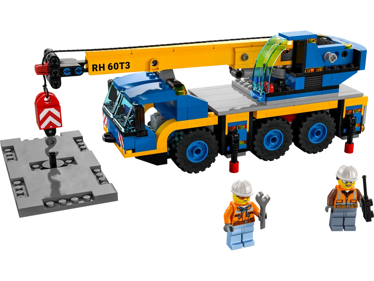 Lego City Mobile Crane Set 60324 - 340 Pieces - NIB Retired
