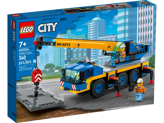 Lego City Mobile Crane Set 60324 - 340 Pieces - NIB Retired