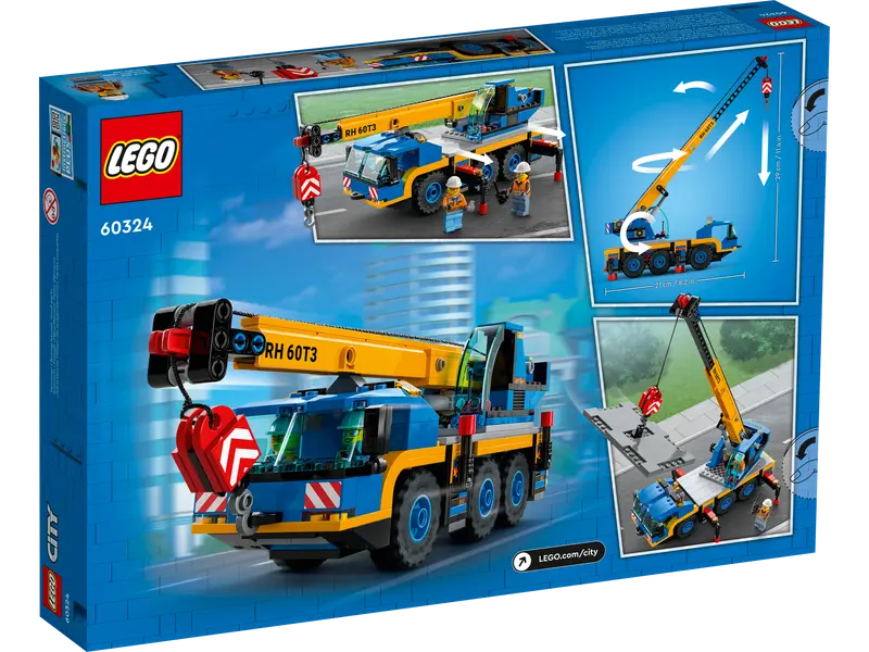 Lego City Mobile Crane Set 60324 - 340 Pieces - NIB Retired