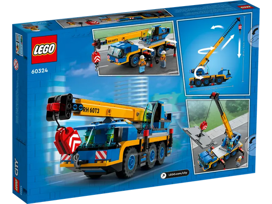 Lego City Mobile Crane Set 60324 - 340 Pieces - NIB Retired
