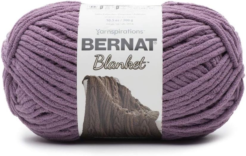 Bernat Blanket Yarn Skein - Shadow Purple 300g