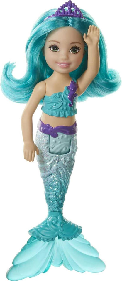 Barbie Dreamtopia CHELSEA Mermaid Doll & Hair Accessory