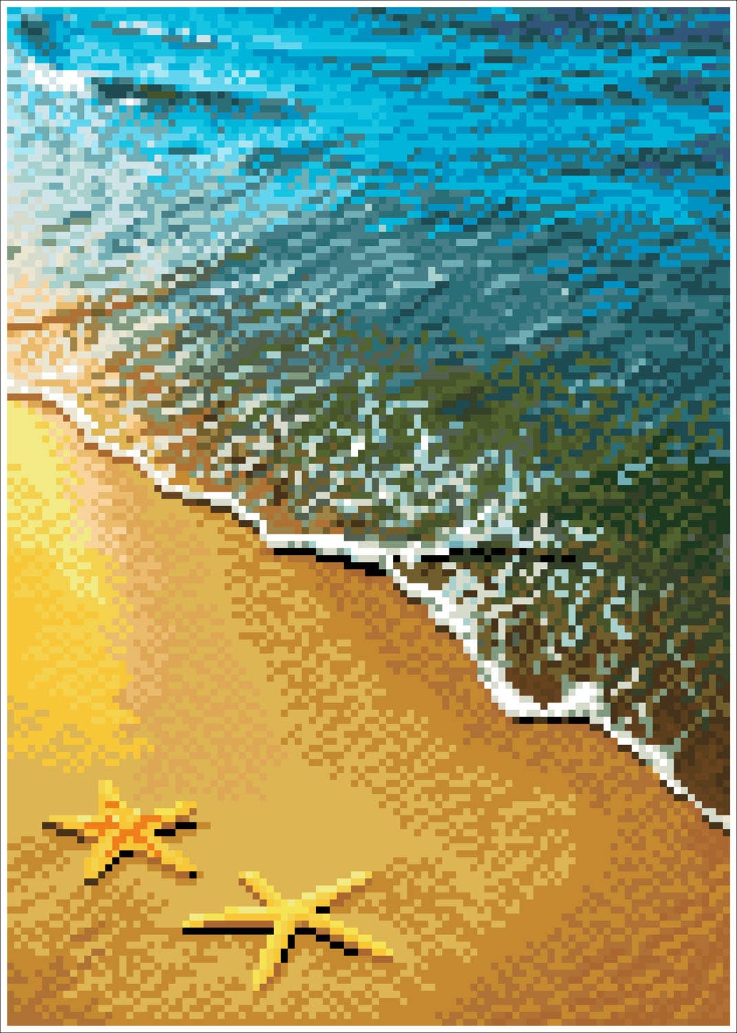 Summer Dreams - Diamond Dotz Art Kit - 11” x 16”