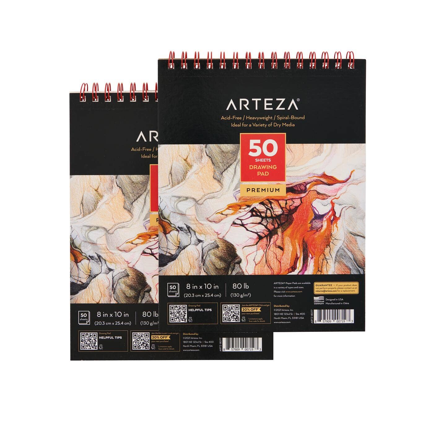 Arteza® Drawing Pad 8" x 10" - 50 Sheets