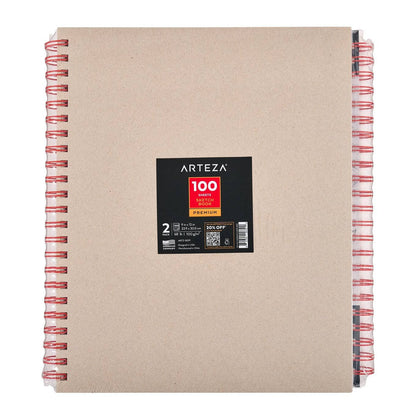 Arteza® Sketchbook 9" x 12", 100 Sheets
