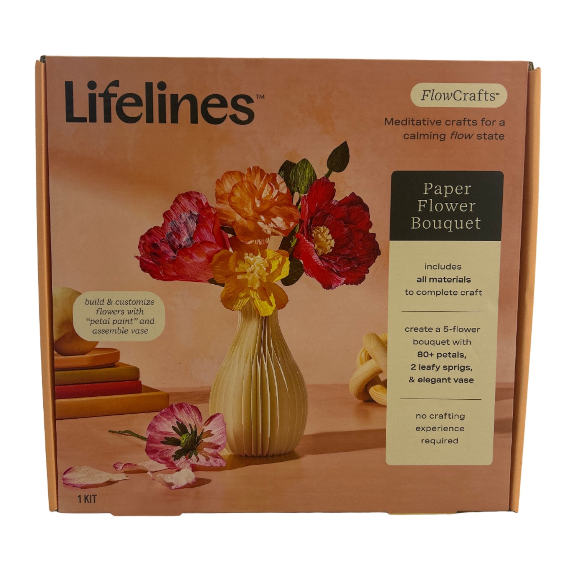 Box of Lifelines product with floral design on a white background