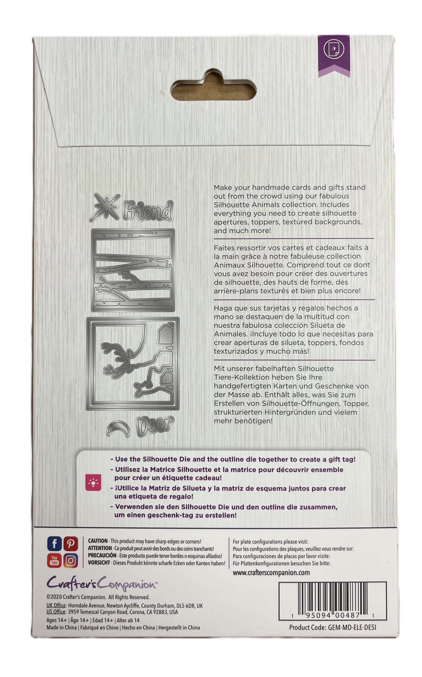 Back of a product packaging with text and graphics on a white background