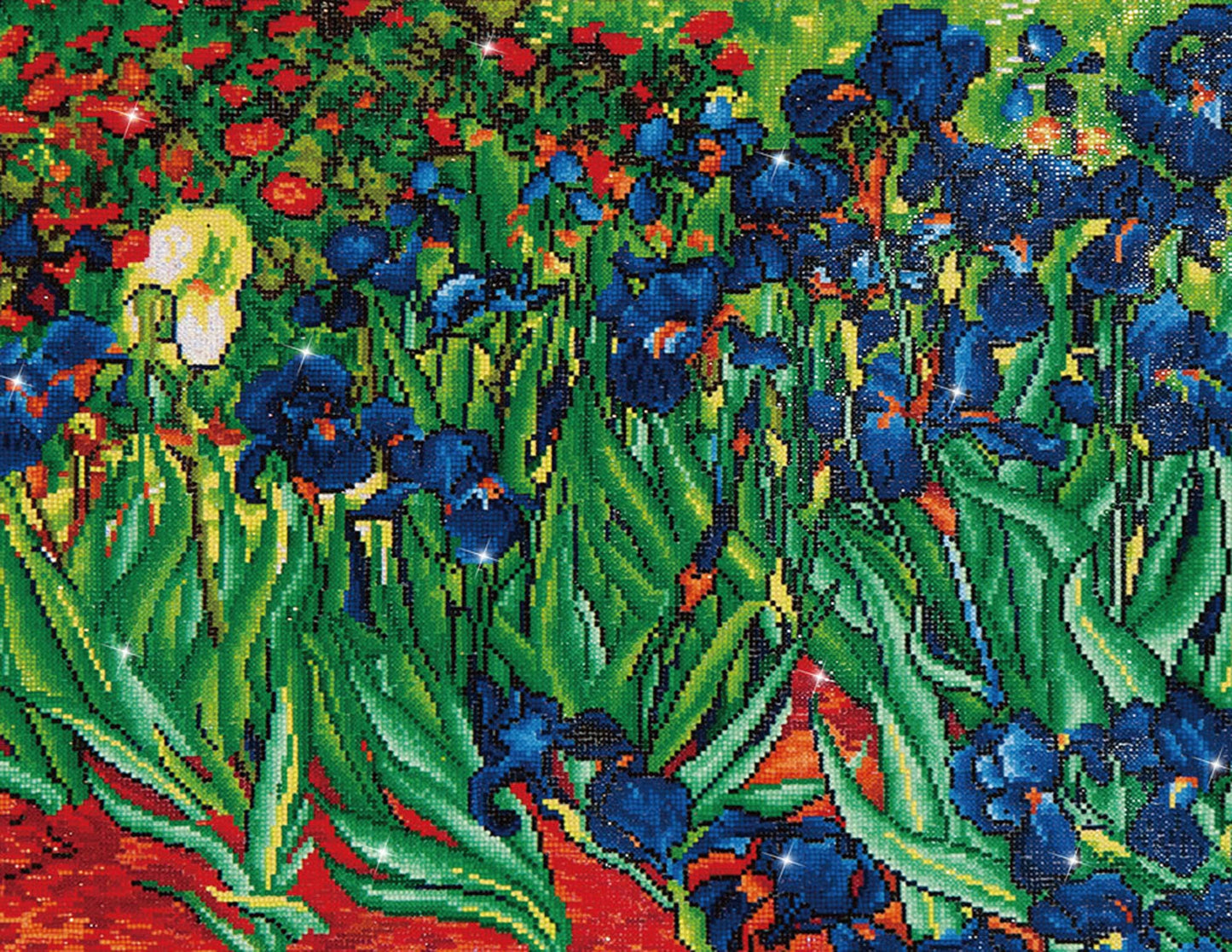 Irises - Diamond Dotz Art Kit 28” x 22”  (Van Gogh Series)