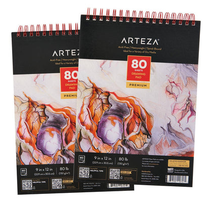 Arteza® Drawing Pad 9" x 12" - 80 Sheets