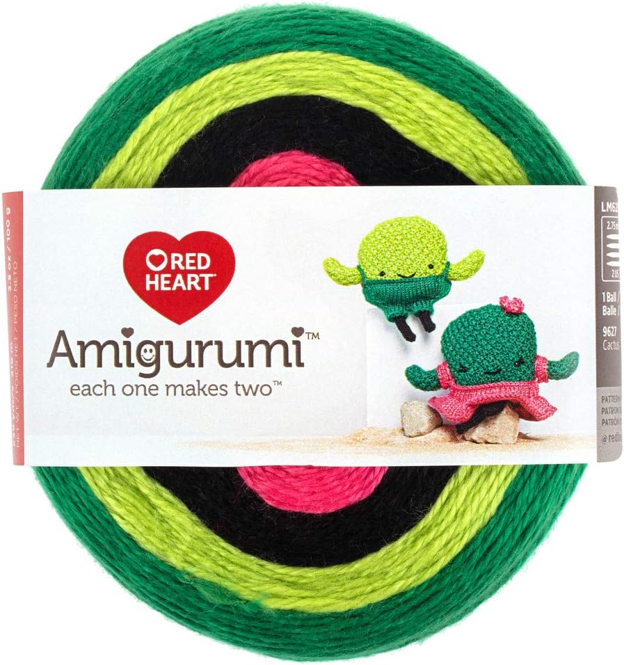 Cactus Amigurumi Yarn & Pattern - Red Heart
